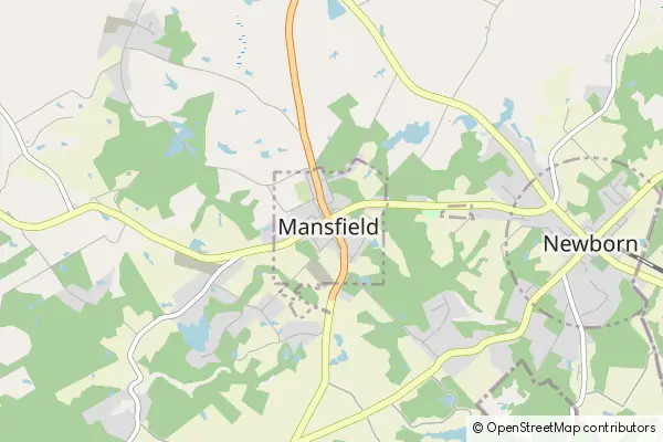 Mapa Mansfield