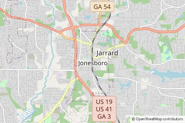 Mapa Jonesboro