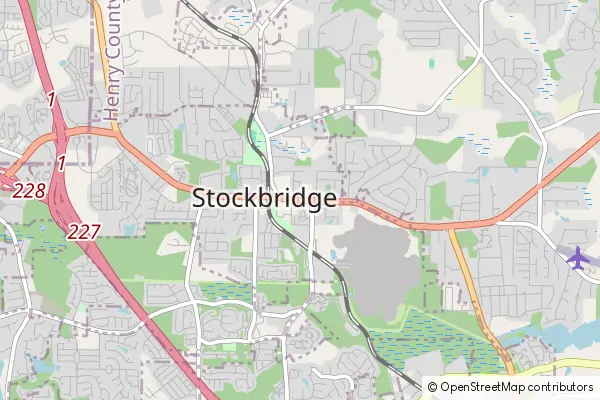 Mapa Stockbridge