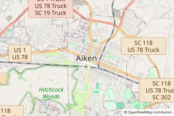 Mapa Aiken