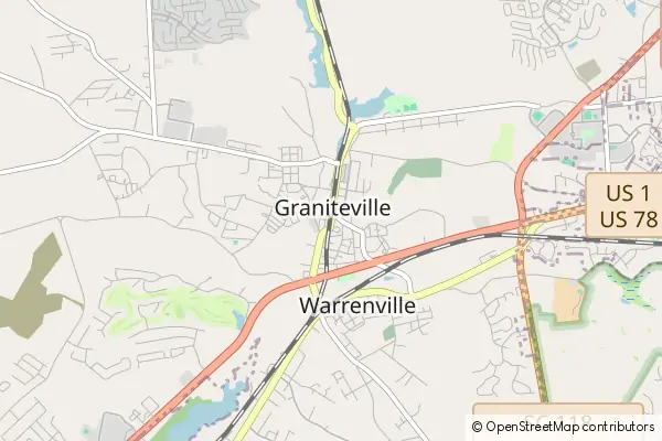 Mapa Graniteville