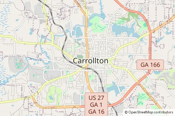 Mapa Carrollton