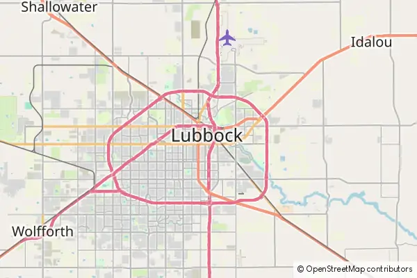 Mapa Lubbock