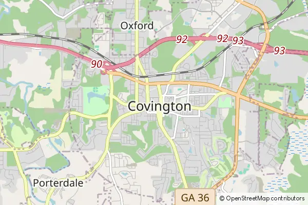 Mapa Covington