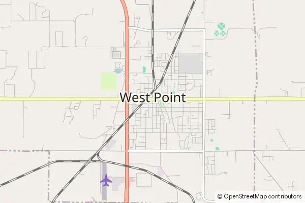 Mapa West Point