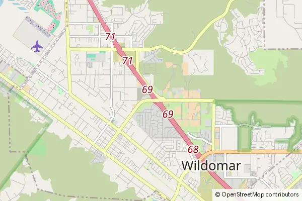 Mapa Wildomar