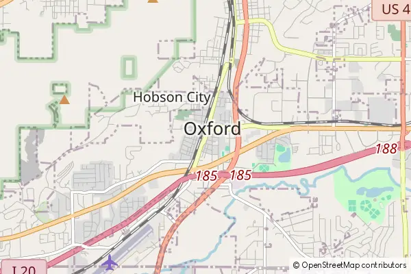 Mapa Oxford