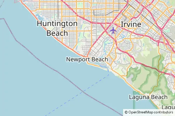 Mapa Newport Beach