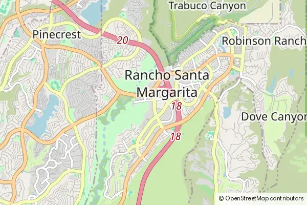 Mapa Rancho Santa Margarita