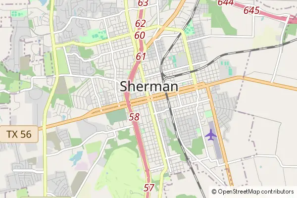 Mapa Sherman