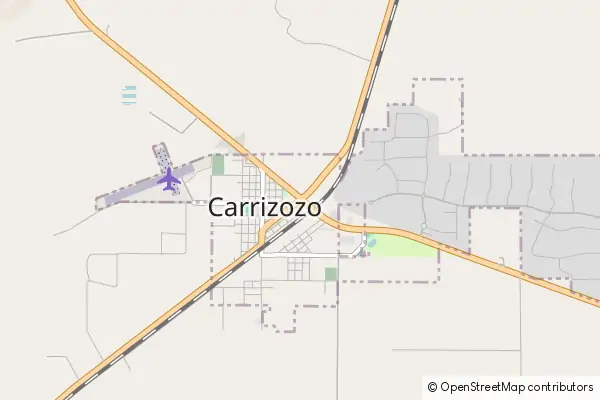 Mapa Carrizozo