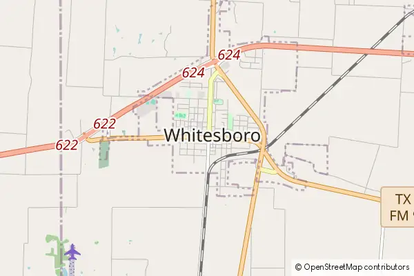 Mapa Whitesboro