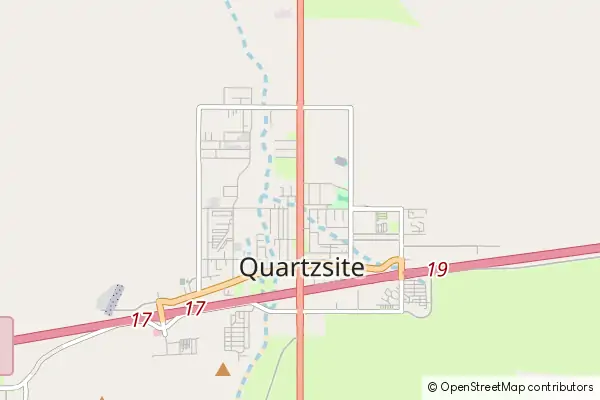 Mapa Quartzsite