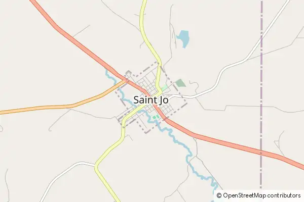 Mapa Saint Jo