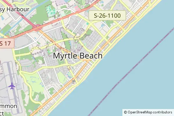 Mapa Myrtle Beach