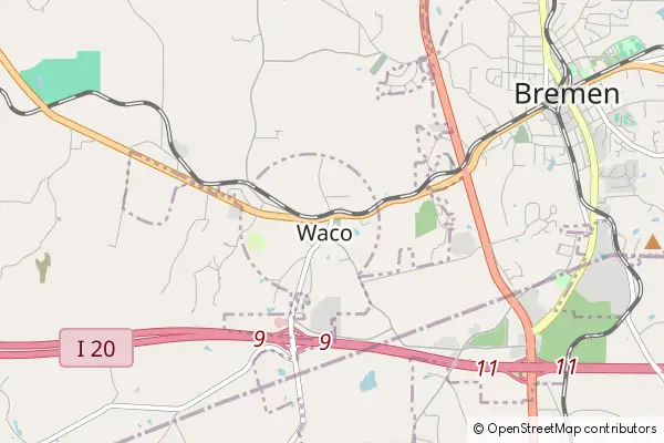 Mapa Waco