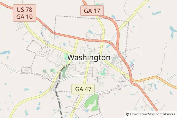 Mapa Washington