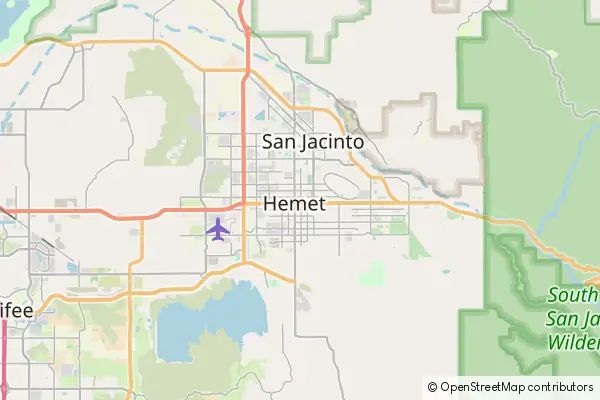 Mapa: Hemet • © OpenStreetMap contributors Mapa Hemet