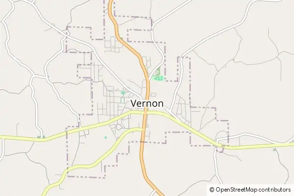 Mapa Vernon