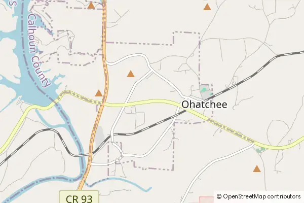 Mapa Ohatchee