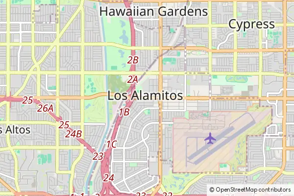 Mapa Los Alamitos