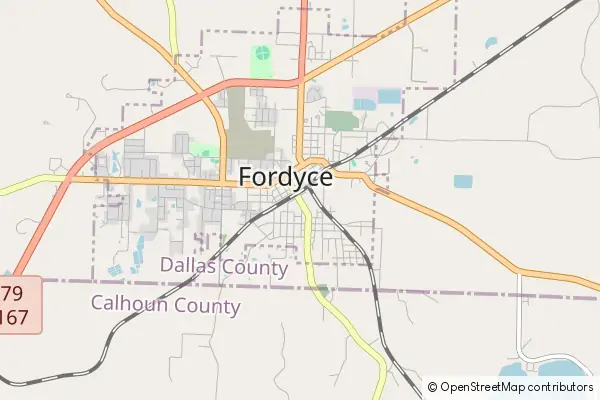 Mapa Fordyce