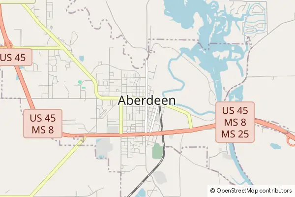 Mapa Aberdeen