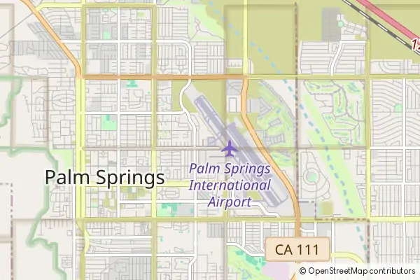 Mapa Greater Palm Springs