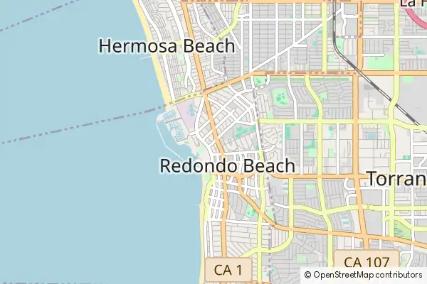 Mapa Redondo Beach