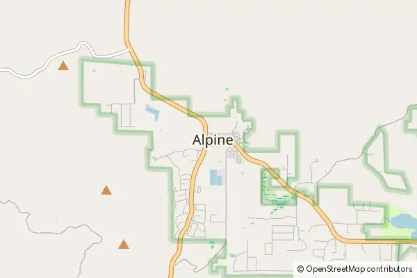 Mapa Alpine