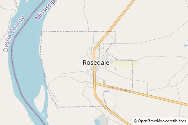 Mapa Rosedale