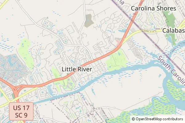 Mapa Little River