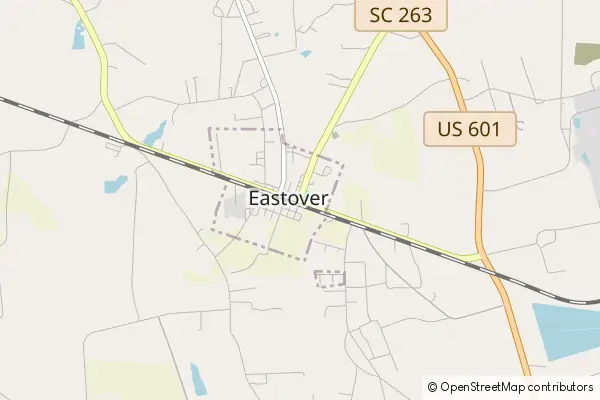 Mapa Eastover