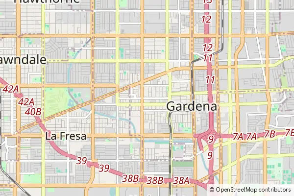 Mapa Gardena