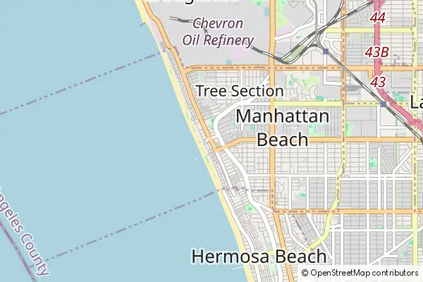 Mapa Manhattan Beach