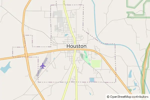 Mapa Houston