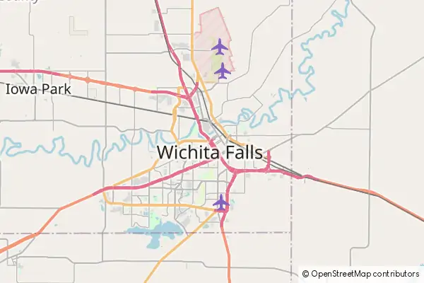 Mapa Wichita Falls