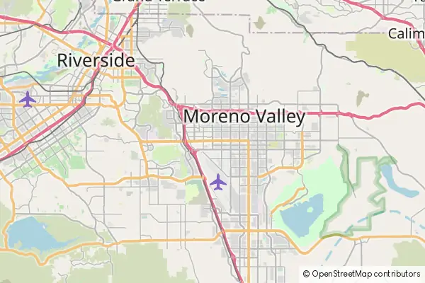 Mapa Moreno Valley