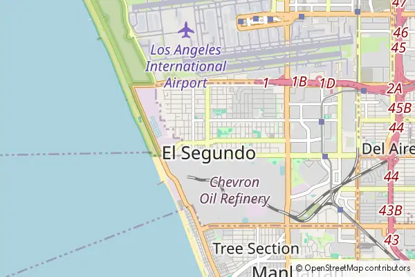 Mapa El Segundo