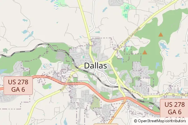 Mapa Dallas