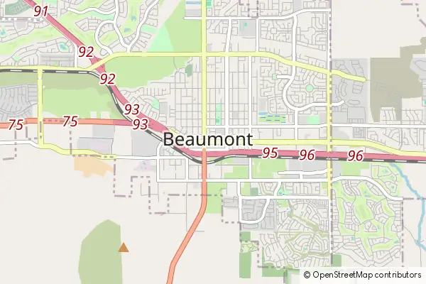 Mapa Beaumont