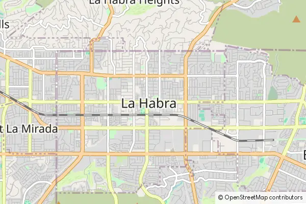 Mapa La Habra