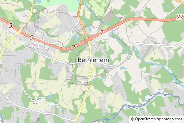 Mapa Bethlehem