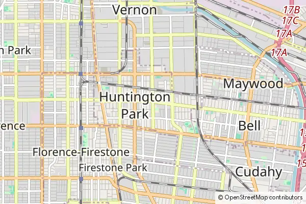 Mapa Huntington Park