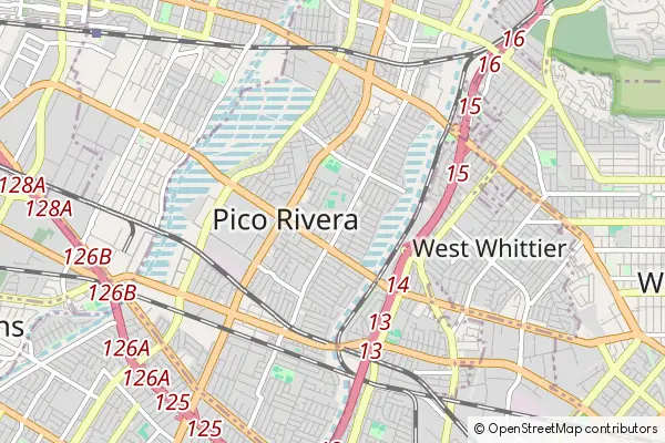 Mapa Pico Rivera
