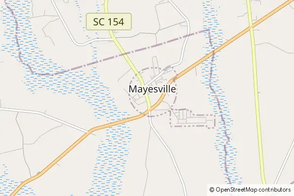 Mapa Mayesville