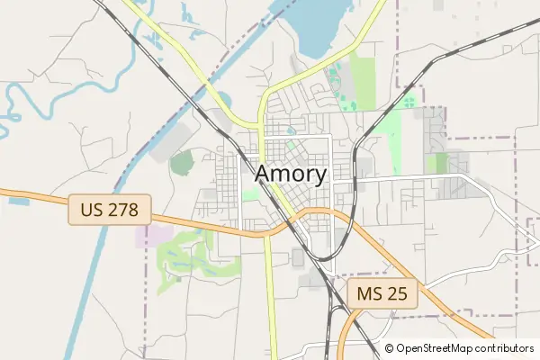 Mapa Amory