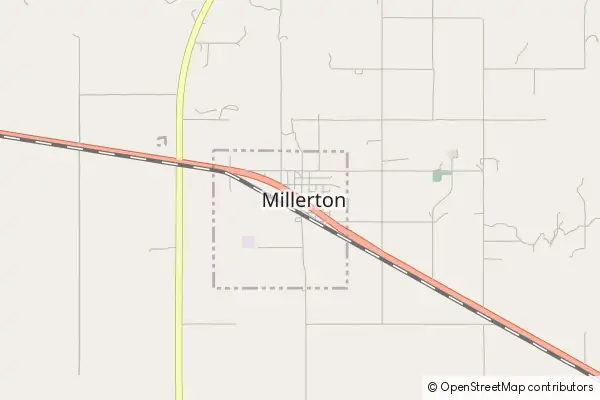 Mapa Millerton