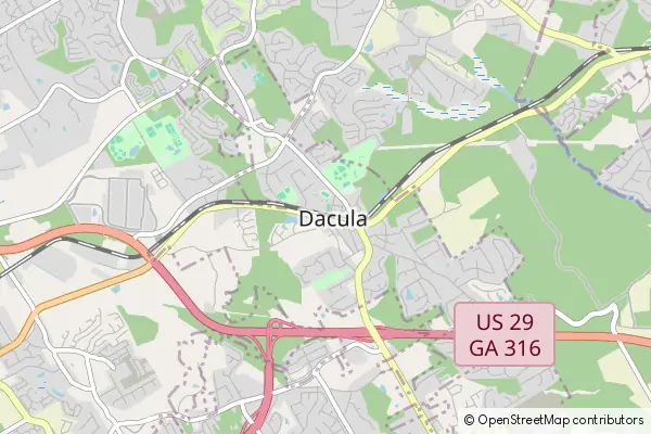 Mapa Dacula