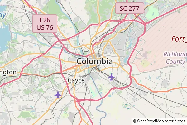 Mapa Columbia